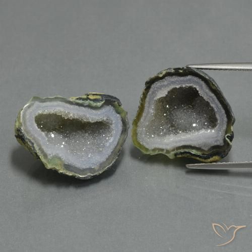 28.18ctw 天然 彩色 玛瑙晶洞, 花式切割, 不透明
