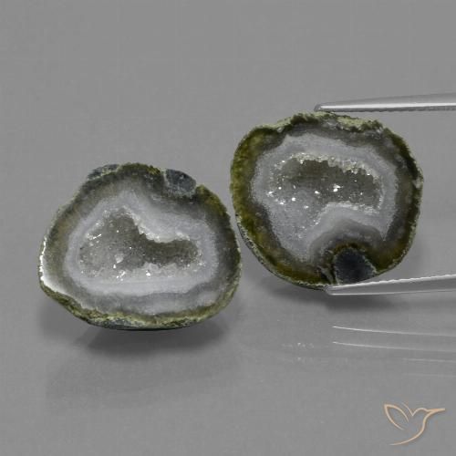 21.43ctw 天然 彩色 玛瑙晶洞, 花式切割, 不透明