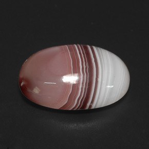 13.03克拉天然多色玛瑙，椭圆形切割，18.7×13.4毫米，不透明
