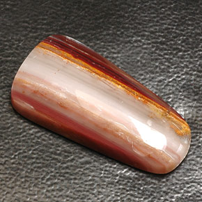11.21克拉天然多色玛瑙，透明，26.1×13毫米，透明/半透明