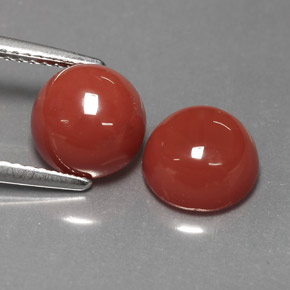 克拉天然玛瑙，圆形切割，不透明