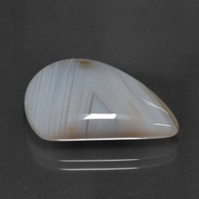 18.98克拉天然多色玛瑙，透明，25.6×16.3毫米，透明/半透明