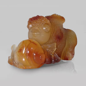 356.10克拉天然橙色玛瑙，透明，61.2×37.5毫米，透明/半透明