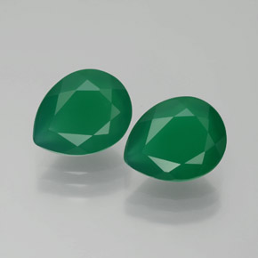 克拉天然玛瑙，梨形，透明