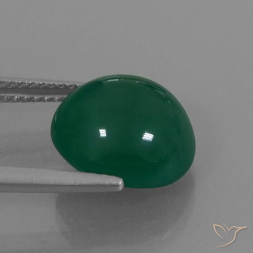 6.28克拉天然玛瑙，椭圆形，半透明