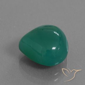 6.12克拉天然玛瑙，梨形，半透明