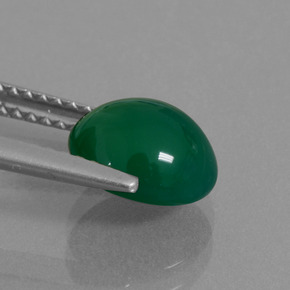 2.12克拉天然玛瑙，椭圆形切割，半透明