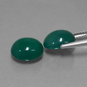 6.36克拉天然玛瑙，椭圆形切割，半透明