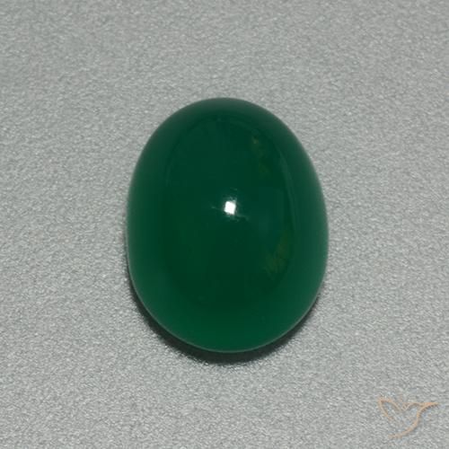 3.92克拉天然玛瑙，椭圆形，半透明