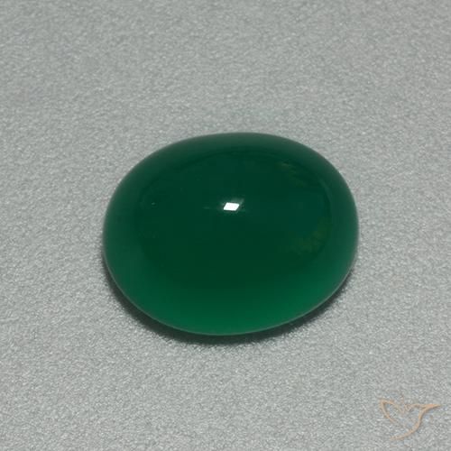 3.92克拉天然玛瑙，椭圆形，半透明