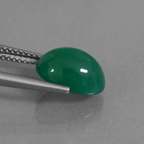 3.53克拉天然玛瑙，椭圆形切割，半透明