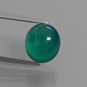 3.39克拉天然玛瑙，椭圆形切割，半透明