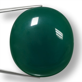 187.05克拉天然玛瑙，椭圆形切割，半透明