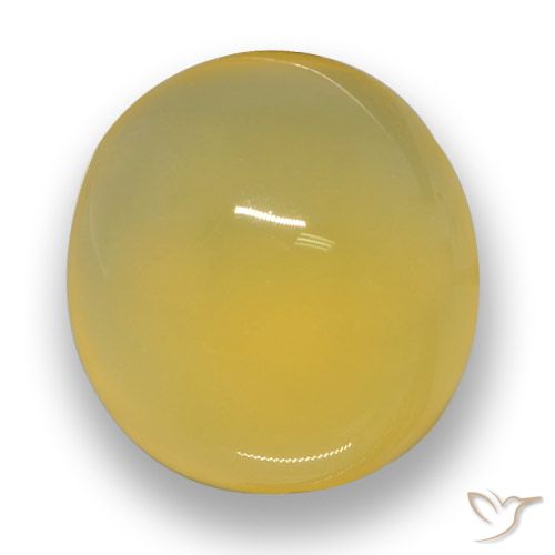6.30ct 天然 金黄色 玛瑙, 椭圆形, 半透明