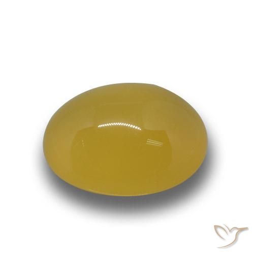 3.38克拉天然玛瑙，椭圆形，半透明