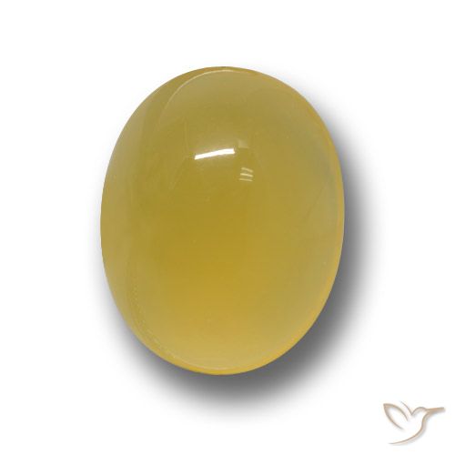3.84ct 天然 蜜黄色 玛瑙, 椭圆形, 半透明