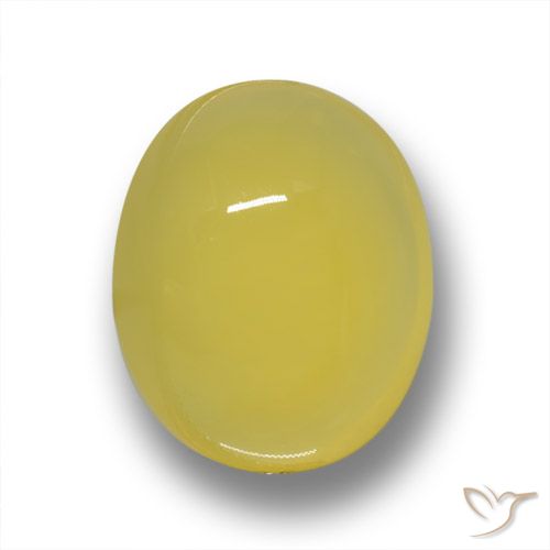 4.36ct 天然 托斯卡纳黄 玛瑙, 椭圆形, 半透明