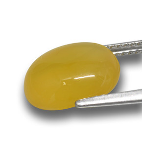 4.85克拉天然玛瑙，椭圆形切割，半透明