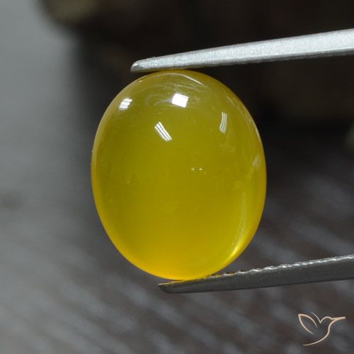 5.05克拉天然玛瑙,椭圆形,半透明