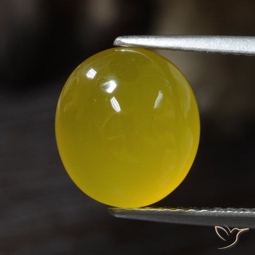 4.30ct 天然 淡蜜黄色 玛瑙, 椭圆形, 半透明