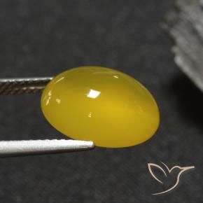 5.84克拉天然玛瑙，椭圆形，半透明