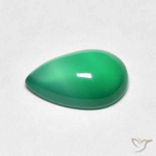 2.77克拉天然玛瑙，梨形，半透明