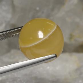 10.83克拉天然多色玛瑙，球形，11.35毫米，半透明