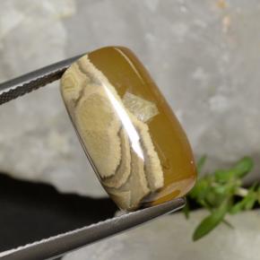 18.27克拉天然多色玛瑙，异形，17.8×10.5毫米，半透明