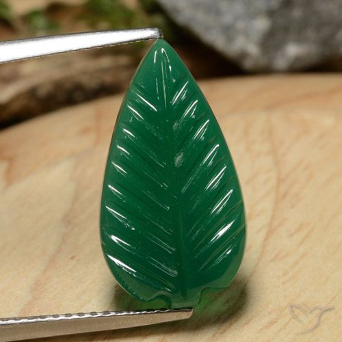 5.23ct 天然 中绿色 玛瑙, 花式切割, 半透明