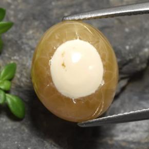 13.60克拉天然玛瑙，椭圆形切割，半透明