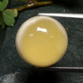 10.73克拉天然多色玛瑙，圆形切割，13.75毫米，半透明