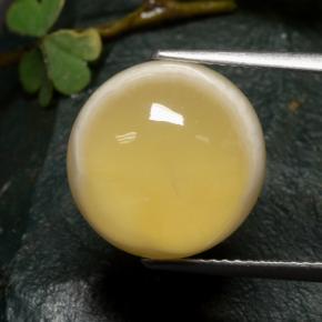 10.73克拉天然多色玛瑙，圆形切割，13.75毫米，半透明