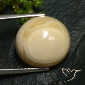 12.37克拉天然玛瑙，椭圆形，不透明