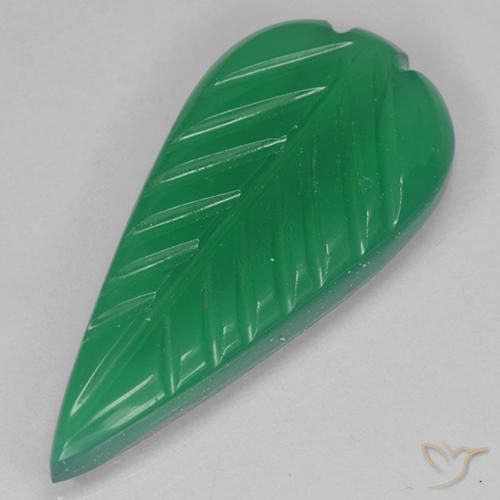 3.36ct 天然 中绿色 玛瑙, 花式切割, 半透明