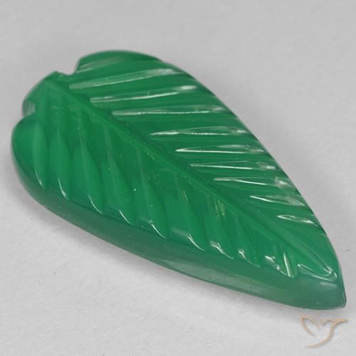 3.49ct 天然 中绿色 玛瑙, 花式切割, 半透明