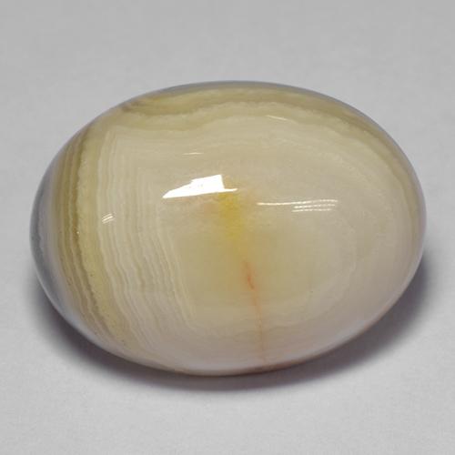 19.56克拉天然多色玛瑙，椭圆形切割，20×14.8毫米，不透明
