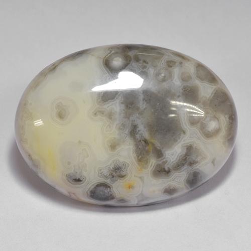 39.51克拉天然多色玛瑙，椭圆形切割，30.2×22毫米，不透明