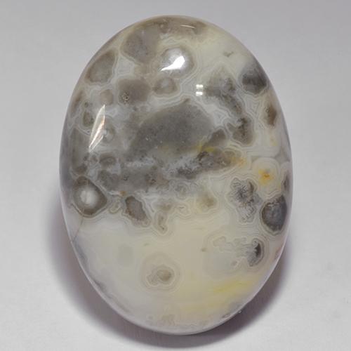 39.51克拉天然多色玛瑙，椭圆形切割，30.2×22毫米，不透明