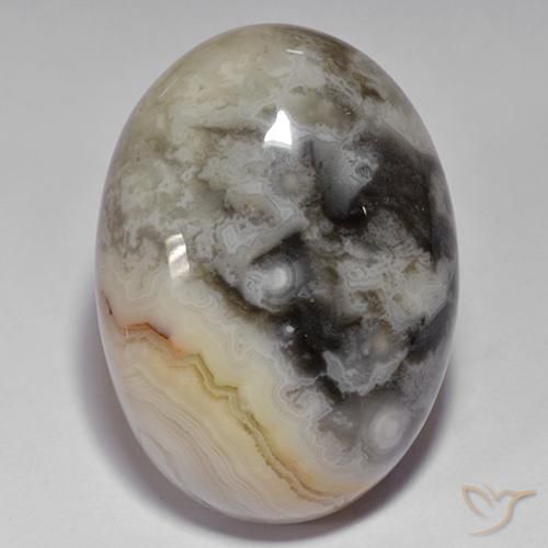 45.27ct 天然 彩色 玛瑙, 椭圆形, 不透明