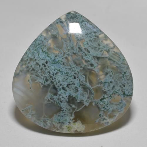 31.45克拉天然多色玛瑙，梨形，28.9×28.4毫米，半透明