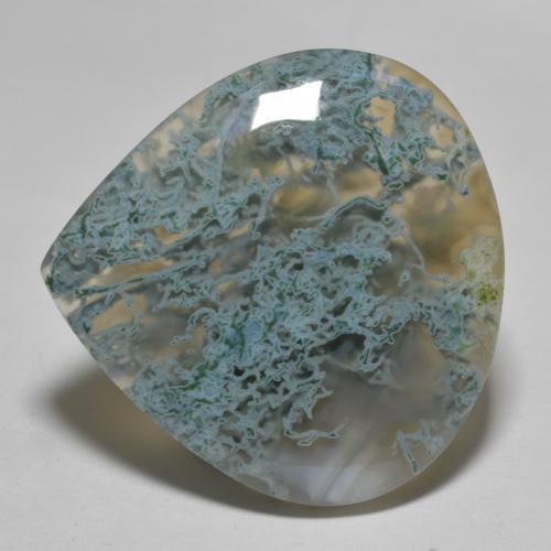 31.45克拉天然多色玛瑙，梨形，28.9×28.4毫米，半透明