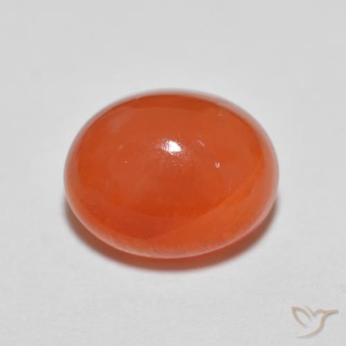 2.80ctw 天然中橙玛瑙, 椭圆形, 透明