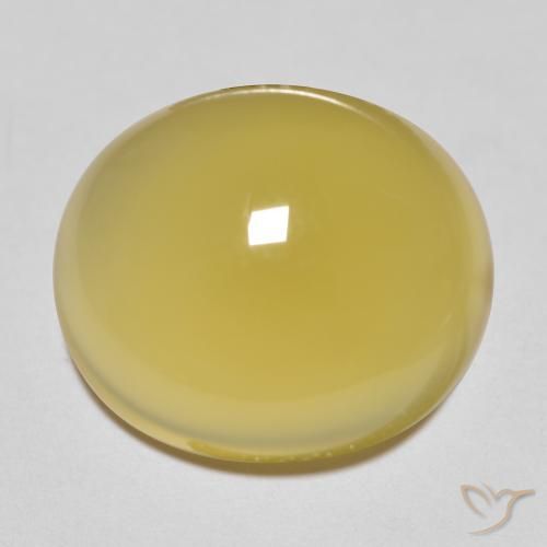 8.00ct 天然 浅金色 玛瑙, 椭圆形, 透明