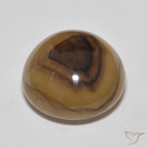 12.23克拉天然玛瑙，椭圆形，半透明