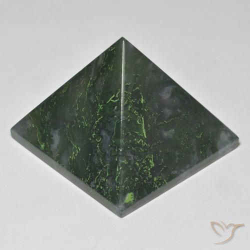 98.71ct 天然 中绿色 玛瑙, 正方形, 不透明