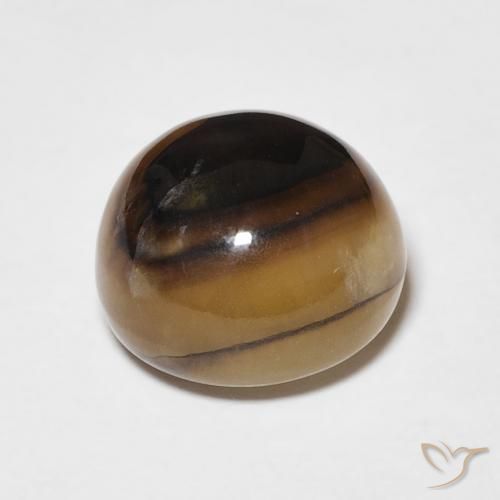 6.25克拉天然玛瑙，圆形的，半透明