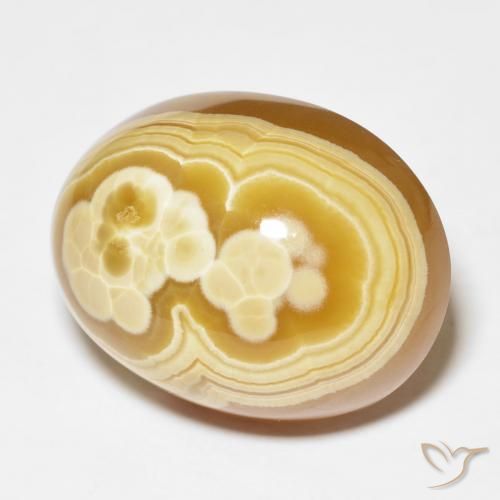 42.02克拉天然玛瑙，椭圆形，不透明