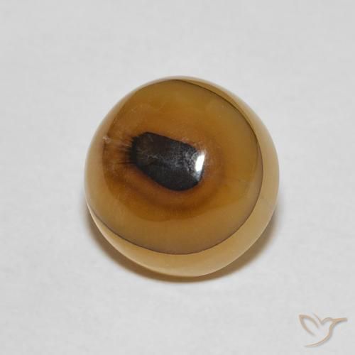 6.78克拉天然玛瑙，圆形的，半透明