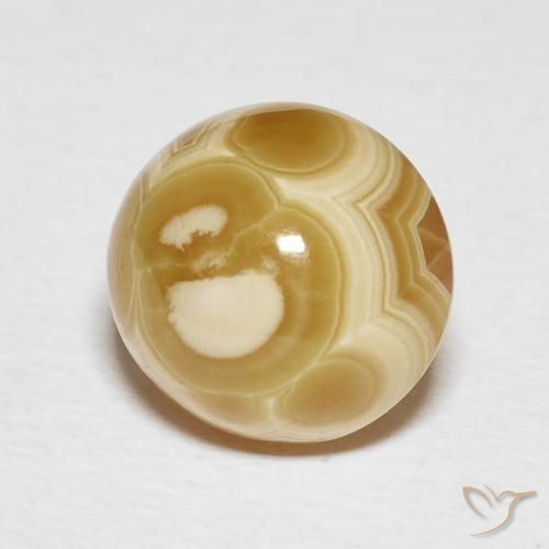 6.46克拉天然玛瑙，椭圆形，不透明