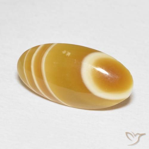 4.82克拉天然玛瑙，椭圆形，不透明